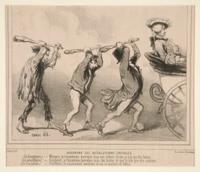 Geschiedenis van de Sociale Revoluties, uit Le Charivari