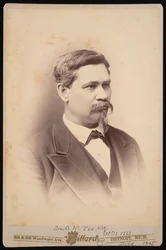 Portret van Orlando Metcalfe Poe 1832-1895, 31 oktober 1883