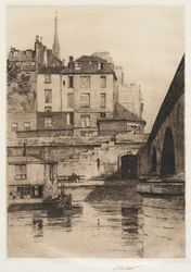 Quai des Orfèvres, Parijs, 1886