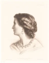 Portret van een Italiaanse vrouw