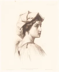 Portret van een Italiaanse vrouw Portretten van Italiaanse vrouwen