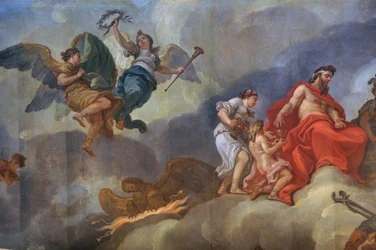 De inductie van Ganymedes in Olympus