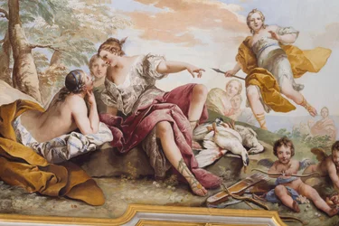 De rust van Diana onder de nimfen (Il riposo di Diana tra le Ninfe)