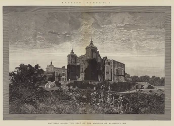 Engelse Huizen, Hatfield House, de Zetel van de Markies van Salisbury, KG
