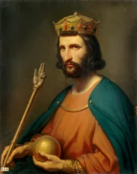Portret van Hugues Capet, koning van Frankrijk