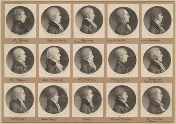 Saint-Mémin collectie van portretten, groep 22