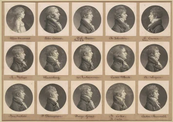 Saint-Mémin collectie van portretten, groep 30