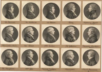 Saint-Mémin collectie van portretten, groep 31