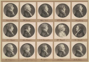 Saint-Mémin collectie van portretten, groep 35