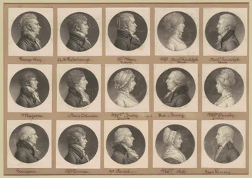 Saint-Mémin Collectie van Portretten, Groep 36