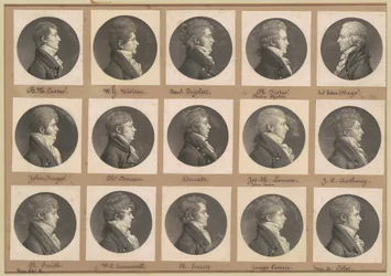 Saint-Mémin Collectie van Portretten, Groep 41