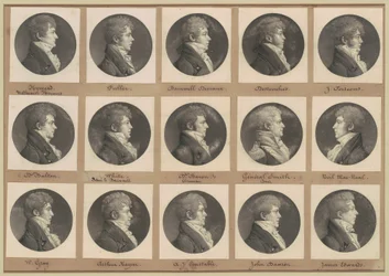 Saint-Mémin Collectie van Portretten, Groep 45