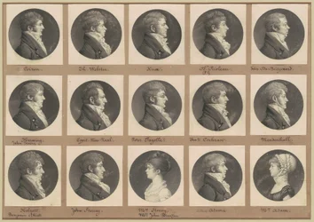 Saint-Mémin collectie van portretten, groep 47