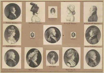 Saint-Mémin collectie van portretten, groep 50