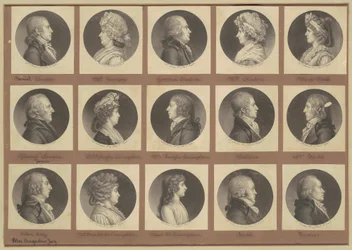 Saint-Mémin collectie van portretten, groep 5