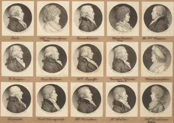 Saint-Mémin collectie van portretten, groep 9