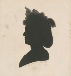 Ongeïdentificeerde vrouwelijke silhouet