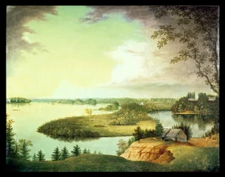 Delaware Rivier, nabij Bordenton, New Jersey