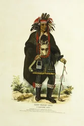 Okee-Makee-Quid, een Chippeway opperhoofd
