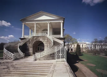 Cameron Galerij bij het Catharinapaleis in Tsarskoye Selo, 1783-1785