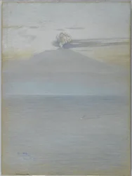 Uitzicht op Vesuvius: Effect 11.25 uur, 21 december 1913