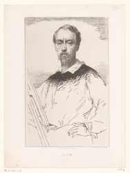 Portret van Félix François Georges Philibert Ziem