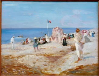 Strandscène Dieppe