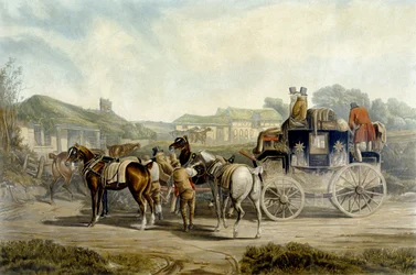 Paarden wisselen, uit 