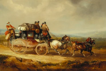 De Koninklijke Postkoets van Londen naar Worcester