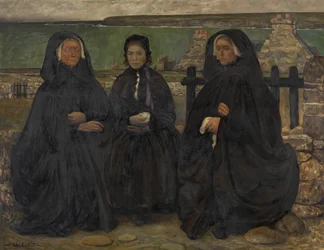 Bretonse vrouwen in rouw