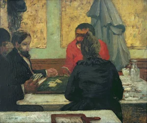 Kaartspelers, 1883