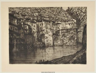 Pont-en-Royans (grote plaat) (proef a)