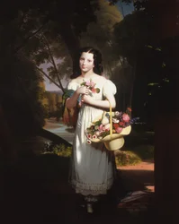 Klein Meisje met Bloemen Amelia Palmer