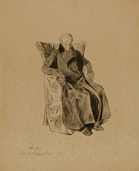 Scrooge, uit "A Christmas Carol".