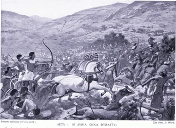 Sety I in Syrië (XIXe Dynastie), c.1920