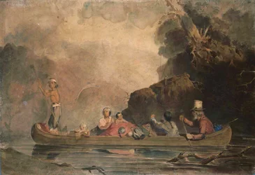 De pelsjager en zijn familie