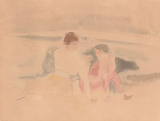 Zonder titel (Twee vrouwen en boten)