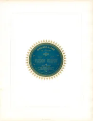 Ronde inhoudsopgave met sierrand (print)