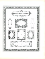 Samengestelde lijsten en decoratieve randen (print)