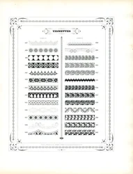 Sierstrips en sierranden (print)