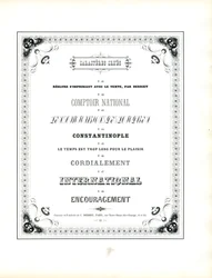 Decoratieve lettertypes met florale hoekornamenten (print)