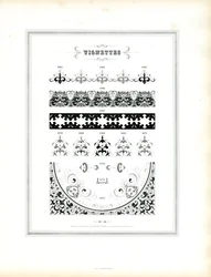 Decoratieve vignetten en randelementen (print)