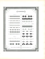 Sierranden en decoratieve elementen (print)
