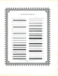 Typografische decoratieve regels (print)