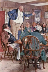 Illustratie voor The Pickwick Papers door Charles Dickens