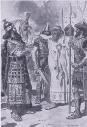 Croesus staat in de schaduw van de dood, uit My Magazine, gepubliceerd in 1922
