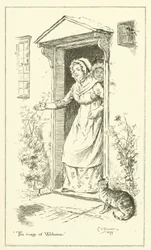 Illustratie voor The Essays of Elia door Charles Lamb (gravure)