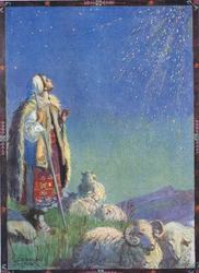 Het kwam neer als een regen van vonken, scène uit 