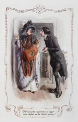 Ze had zelfs gesuggereerd om wat planken in de kasten boven te plaatsen, William Collins, illustratie bij 