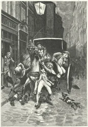 De arrestatie van Georges Cadoudal, Bretonse samenzweerder tegen het Franse revolutionaire regime